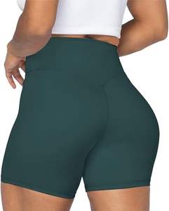 Pantalones cortos de entrenamiento de cintura alta para mujer, pantalones cortos de gimnasio de yoga y a prueba de sentadillas sin costuras, fabricación personalizada para mujer - Product Image 2