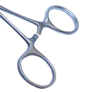 Fórceps hemostáticos manuales de acero inoxidable de grado quirúrgico profesional hechos en fábrica con mordazas dentadas para uso hospitalario seguro - Product Image 5