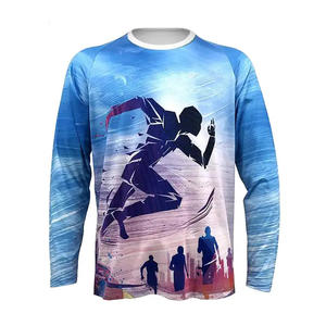 T-shirts personnalisés unisexe Impression à séchage rapide Sublimation Logo T-shirts pour hommes Sports T-shirts unisexes pour hommes - Product Image 2