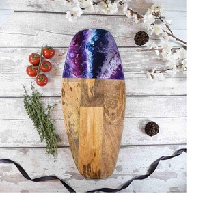 Planche à fromage rectangulaire en bois durable, épaisseur 1,5 cm - Product Image 2