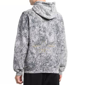Qualité supérieure Sweats à capuche délavés à l'acide pour hommes grande taille Vêtements pour hommes sweats à capuche délavés à l'acide - Product Image 4
