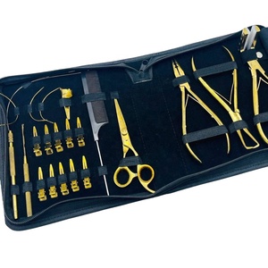 Kit d'outils pour extensions de cheveux en acier inoxydable, ensemble de 4 pinces multifonctions pour extensions de cheveux - Product Image 3