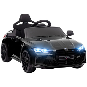 Coche Eléctrico para Niños AIYAPLAY con Control Remoto, Bocina y Faros, 108x69,5x51 cm, Negro - Product Image 1