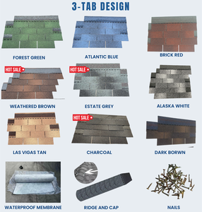 Material para Techos, Tejas de Betún para Techos, para Villas en <span class=keywords><strong>Bali</strong></span>, Indonesia - Product Image 4