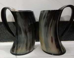 Premium Handmade Buffalo Horn Mug Rustic Eco-Friendly Natural Drinkware, Durable Stylish <b>Cup</b>, Perfect for Coffee, Tea, - Product Image 2