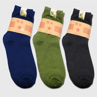 Chaussettes de botte épaissies bon marché en gros Chaussettes de sécurité pour activités de plein air de pompier de randonnée