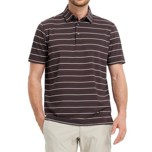 Polos OEM para hombre con logotipo de ajuste personalizado, tela de algodón de marca, material transpirable y opciones de etiqueta privada - Product Image 2
