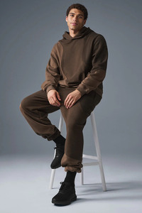Conjunto de chándal de estilo mezclado de algodón de alta calidad, sudaderas con capucha Unisex de otoño, sudaderas de punto, sudaderas con capucha con logotipo bordado personalizado para hombre - Product Image 3