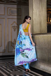 ชุดผ้าซาตินพิมพ์ลายสุดหรูเสื้อเบลาส์ผ้าม็องกาหาได้ง่ายสำหรับ B2B ผู้นำเข้าและผู้ค้าปลีก - Product Image 3