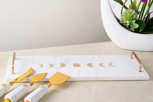 Plateau de service en forme de lune avec poignée, fabriqué en inde, vente en gros, en vrac, haute qualité, Usage domestique, hôtel, Restaurant, Bar, ustensiles de cuisine - Product Image 2
