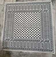 Foulards Shemagh imprimés OEM ODM Keffiyeh en coton doux avec logo personnalisé Foulards Shemagh de marque