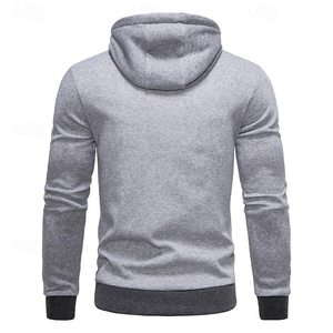 เสื้อฮู้ดผ้าไหมสำหรับผู้ชายผ้าฟลีซผ้าฝ้าย100% พิมพ์โลโก้หน้าจอแบบกำหนดเองขนาด6XL - Product Image 5