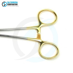 Dụng cụ giữ kim bằng thép Lawrence, thiết kế có thể hấp tiệt trùng để sử dụng nhiều lần trong phòng mổ có khối lượng lớn - Product Image 6