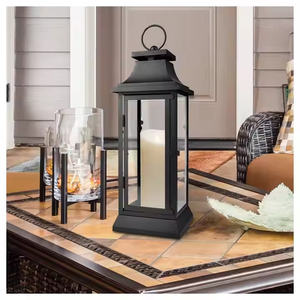 Faroles Colgantes de Acero Inoxidable Ecológicos Hechos a Mano Modernos y Elegantes, Portavelas Decorativos con Relieve, Color y Logotipo Personalizados - Product Image 1