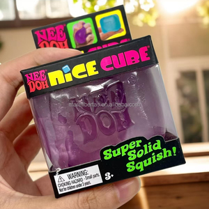 Adorable Juguete Sensorial Antiestrés de Cubo de Hielo, Juguete de Compresión 3D de Levantamiento Lento, Cubo de Ventilación para Niños y Adultos - Product Image 6