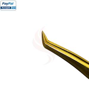 Volume russe marque privée en gros meilleure vente Volume pince à cils pince à épiler à pointe de fibre pince à épiler Extension de cils pince à épiler - Product Image 4