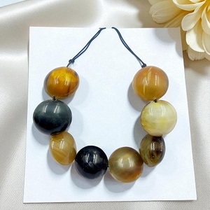 Vente en gros meilleur design collier en corne de buffle fait à la main chaînes vintage avec perle pierre principale pour femmes filles pour les fiançailles de mariage - Product Image 6