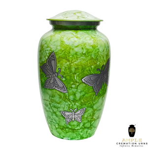 Handcrafted Meena Coated Aluminum Cremation Urns Elegant <b>Keepsake</b> & Adult Sizes Leakproof Durable <b>Memorial</b> Urns - Product Image 2