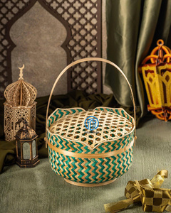 Handmade Bamboo Ramadan Gift <b>Box</b> 2026 Natural Basket for Festival Decorations - Product Image 5