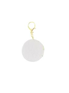 Venta al por mayor de llavero de cuentas blancas de formas redondas con cuentas personalizadas hechas a mano bonitas a la moda hacen que tus llaves sean un regalo único y perfecto - Product Image 3