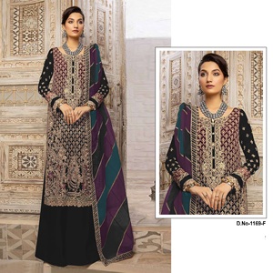 Vêtements pakistanais les plus vendus Salwar Kameez Party Wear Salwar Costumes pour les vêtements indiens pakistanais dans le monde entier Fournisseur de confiance - Product Image 2
