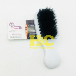 Brosse à cheveux avec manche en bois, peigne de coiffure blanc, personnalisable, confortable, pour salon de coiffure, utilisation professionnelle, emballage personnalisé avec logo - Product Image 2