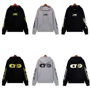 Personalizado Vintage Impreso Alta Calidad Diseñador Casual Sudadera con capucha enemigo hombres - Product Image 6