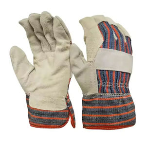 Gants de travail en cuir thermo-isolés et ignifuges Gants de sécurité réfléchissants d'urgence avec fonction antidérapante anti-coupure - Product Image 6
