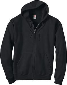 Sudadera con Capucha Unisex EcoSmart con Cierre Frontal, Mezcla de Algodón, Forro Polar Ligero, Elástico en Cuatro Direcciones, Transpirable, Cintura Elástica para Invierno - Product Image 1
