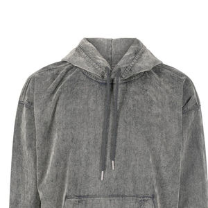 Sweat-shirts unis en coton 100% délavé à l'acide, taille personnalisée, poids lourd, 2025, sweat-shirts à capuche pour hommes en vente - Product Image 2