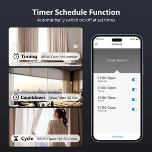 Fabricante Chino, Módulo de Cortina Inteligente Tuya con Wi-Fi de 2 Canales, Sin RF, Control por Aplicación y Voz, para Motor de Persiana Enrollable PST-C02 - Product Image 5