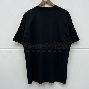 Camiseta con estampado Puff de moda para mujer con ajuste de gran tamaño y tela de algodón suave para ropa de calle estilo elegante Camiseta con estampado Puff para mujer - Product Image 3