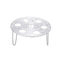 Dessous de plat en métal de forme ronde tapis de marmite de cuisine pour servir un plat chaud vente chaude dessous de plat rond support de napperon de Table
