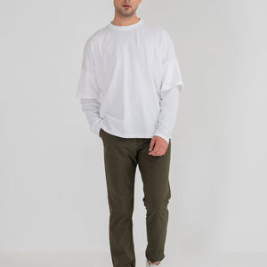 Custom <b>Men</b> High Quality Custom Logo Breathable Quick Dry Print Double Layered <b>Long</b> Sleeve T Shirt Custom <b>Long</b> Sleeve T Shirt - Product Image 1