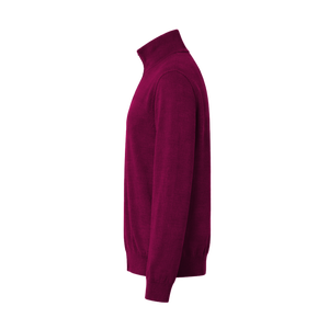 Suéter de Cuello Alto con Cierre para Hombre, Ropa de Punto de Invierno, 100% Algodón, Antiarrugas, Antiencogimiento, Transpirable - Product Image 3