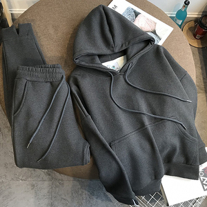 Conjunto de ropa de invierno para hombre de alta calidad 2025, venta al por mayor, pantalones de chándal, trajes para correr, chándal, conjunto de moda de algodón 100% - Product Image 2