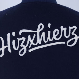 เสื้อแจ็คเก็ตวาร์ซิตี้ผู้ชายแฟชั่นสตรีทแวร์  ผ้าขนสัตว์  ปักลายเชนิลล์  สำหรับฤดูหนาว  รับทำโลโก้ตามสั่ง  ขายส่ง - Product Image 4