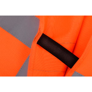 Chaleco DE SEGURIDAD reflectante de construcción con logotipo personalizado OEM, chaqueta, ropa de trabajo, uniforme, bolsillos de Material de poliéster para trabajo de ingeniero - Product Image 6