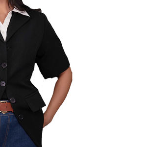 Nueva llegada de alta calidad Unisex chaqueta de lana de moda de negocios Casual ropa de oficina para hombres y mujeres - Product Image 4