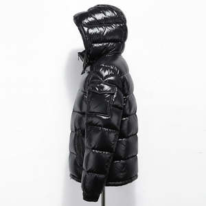 แจ็คเก็ตพัฟเฟอร์แบบมันเงาที่ดีที่สุดสำหรับฤดูหนาว แจ็คเก็ตบับเบิ้ลดาวน์แบบปรับเอวได้สำหรับผู้ชาย แจ็คเก็ตพัฟเฟอร์บุใยสำหรับฤดูหนาว พร้อมโลโก้และสีของคุณ - Product Image 6