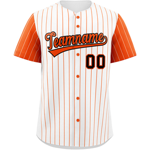 Uniformes de béisbol para adultos de gran tamaño, camisetas con logotipo de impresión Digital personalizado, camisetas a rayas, transpirables, 100% poliéster, antibacteriano - Product Image 3
