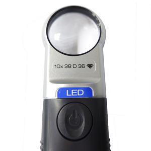 Mini lupa LED UV, soporte de mano, 10X - Product Image 4