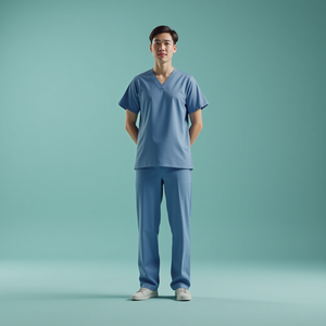2025 nouvelle infirmière uniformes col en v haut survêtement pantalon gommage ensembles vêtements de travail chirurgicaux dentiste soins infirmiers costume hôpital médecin tenue gommage - Product Image 6