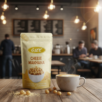 Nueces Saladas Horneadas con Queso (Makhana) Bajas en Grasa, Bolsa de 30g, Listas para Comer