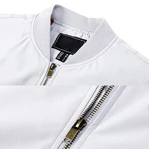 Chaquetas Bomber de Lona para Hombre, MOQ Bajo, Hechas en Pakistán, Transpirables, con Cierre de Cremallera, Tallas y Colores Personalizables, en Oferta - Product Image 4