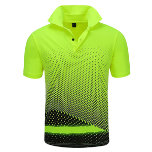 Top Trending Custom Printed Men's Golf for Polo Shirt Polo de punto transpirable de alta calidad al por mayor Polo informal sublimado de poliéster - Product Image 4