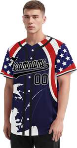 Meilleure vente d'uniforme de baseball personnalisable pour hommes avec logo respirant pour les équipes fabriqué au Pakistan - Product Image 2