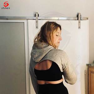 Sudaderas con capucha personalizadas para mujer, sudaderas recortadas, deportivas informales, telas de lana de algodón de una pieza, producción en fábrica - Product Image 5