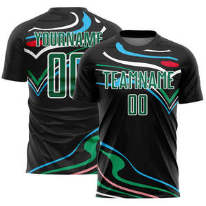 Maillot de football professionnel 100 % polyester respirant, léger et à séchage rapide, personnalisable pour l'entraînement et les tournois – Vente chaude - Product Image 3