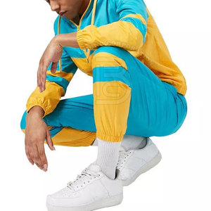 ชุดวอร์มไนลอนผู้ชายคุณภาพพรีเมียม ระบายอากาศได้ดี เหมาะสำหรับการวิ่งและออกกำลังกาย ชุดไนลอนสองชิ้น - Product Image 3